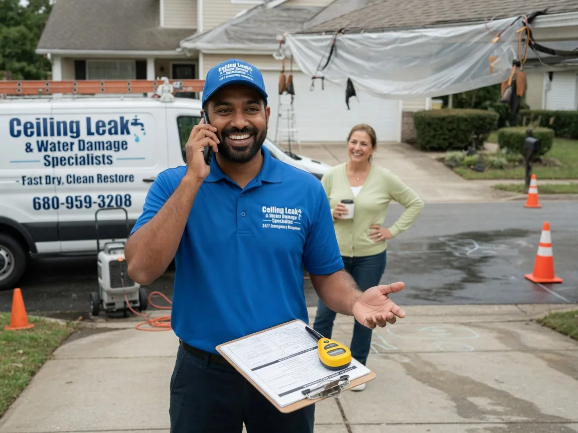 Ceiling Leak Cleanup Rich Square, NC FAQs